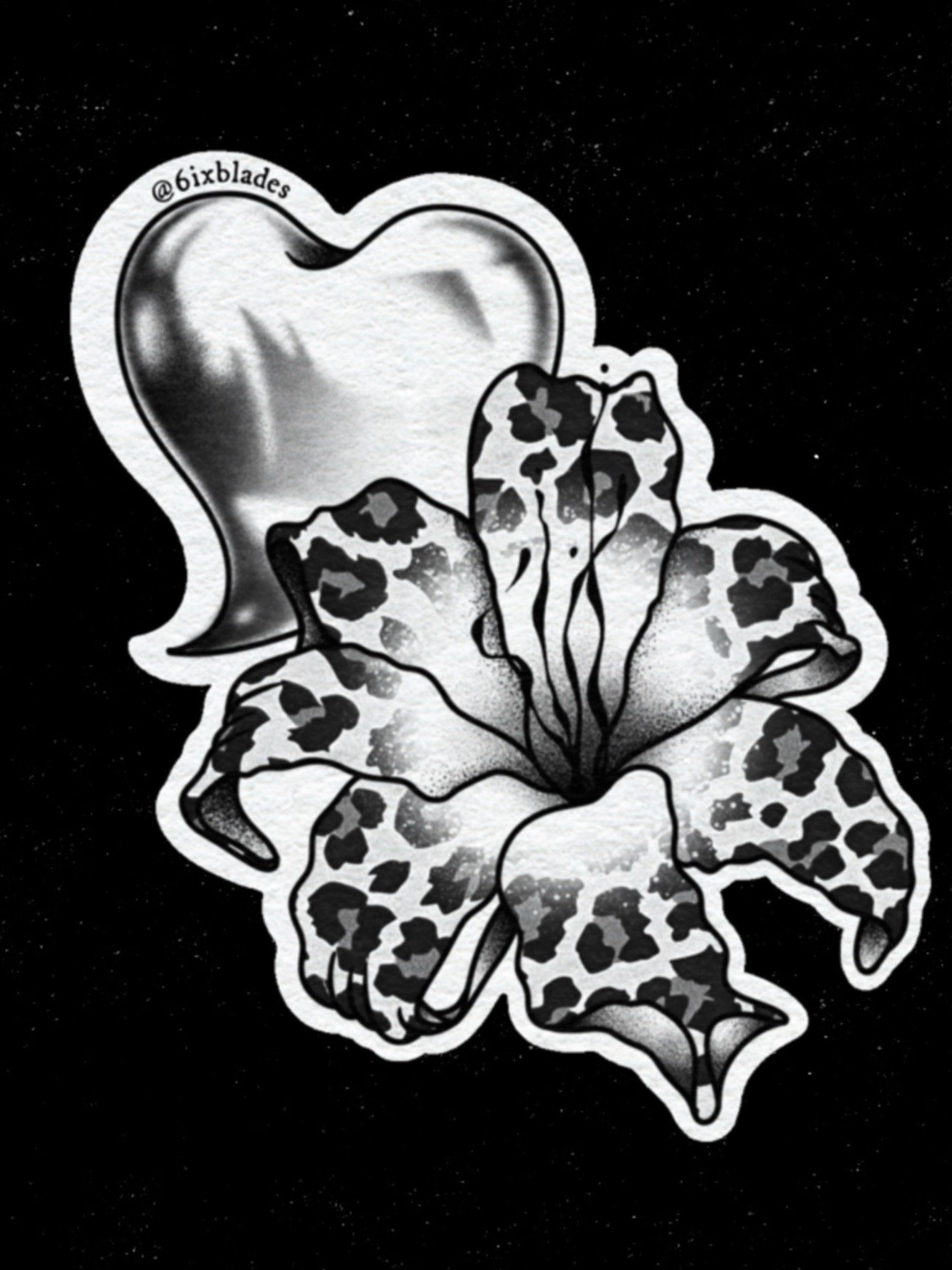 6ixblades Y2K Leopard MySpace Sticker Pack product image (4)