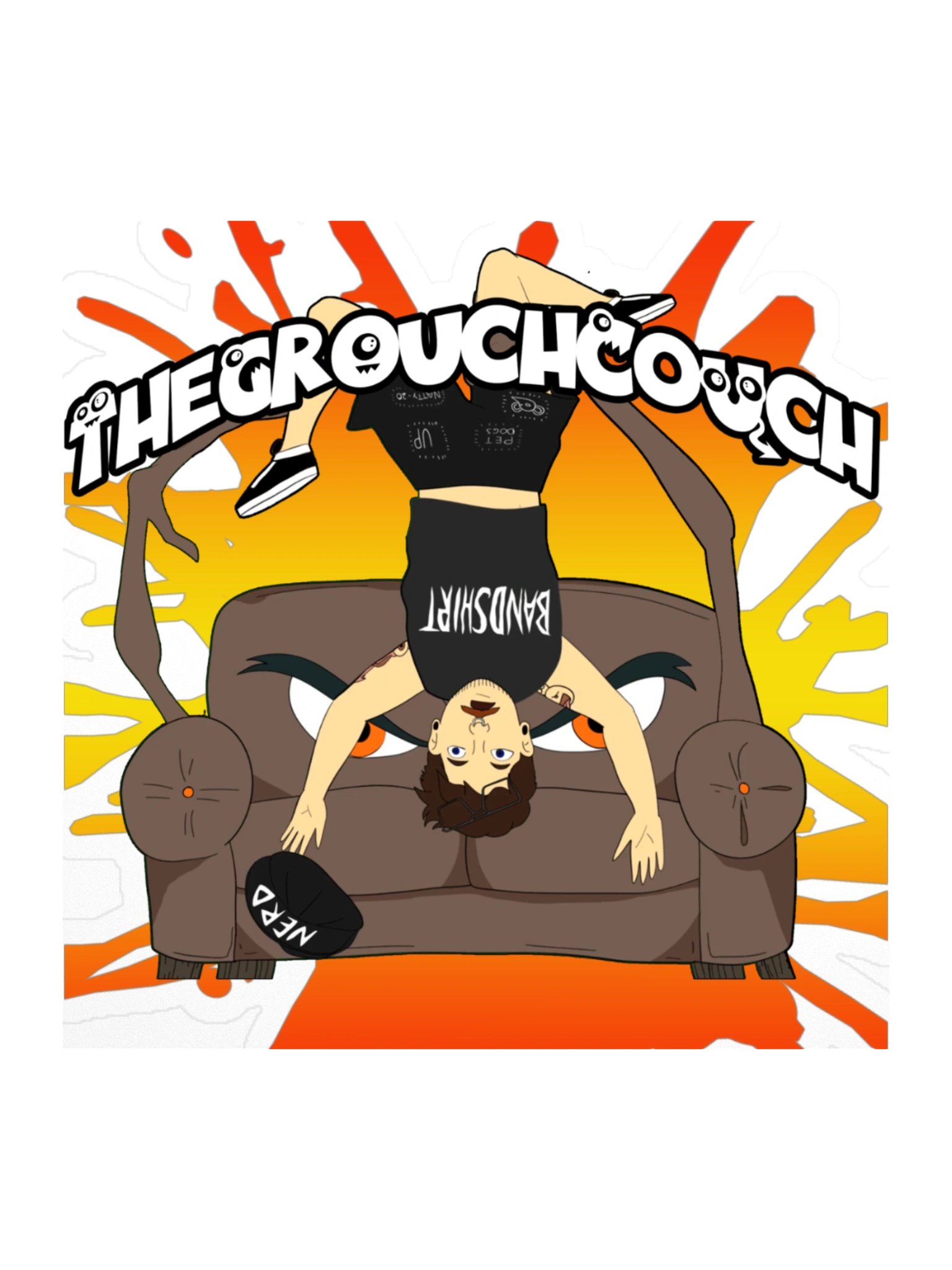 Monster Couch 4x4 Sticker product image (1)