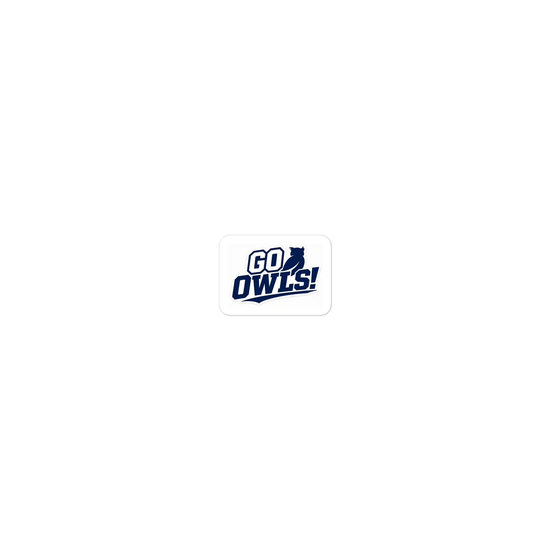 GO OWLS! Die-Cut Sticker product image (1)