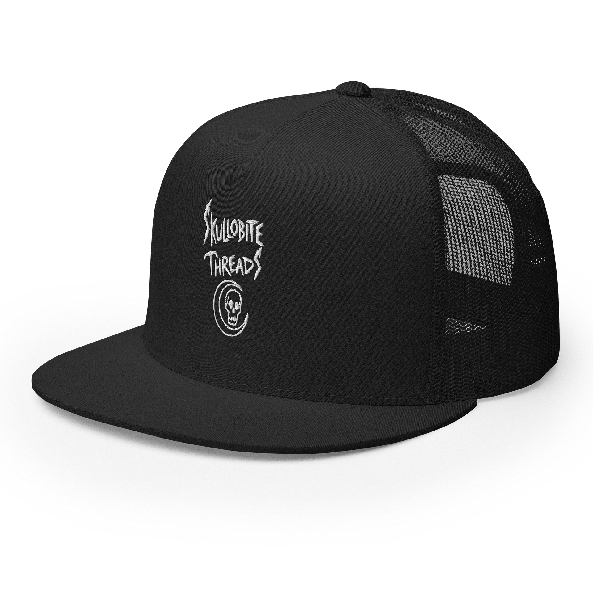 Skullobite threads sketch trucker hat product image (4)