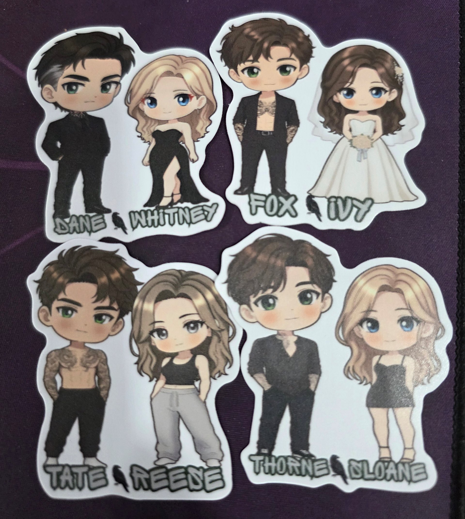 4-Pack Sinclair Chibi Vinyl Stickers product image (1)