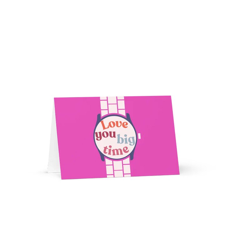 Love You Big Time Couple's Valentine Card product image (2)