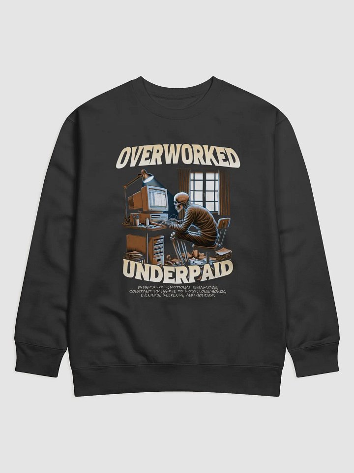 Skeleton Overworked Sweatshirt product image (1)