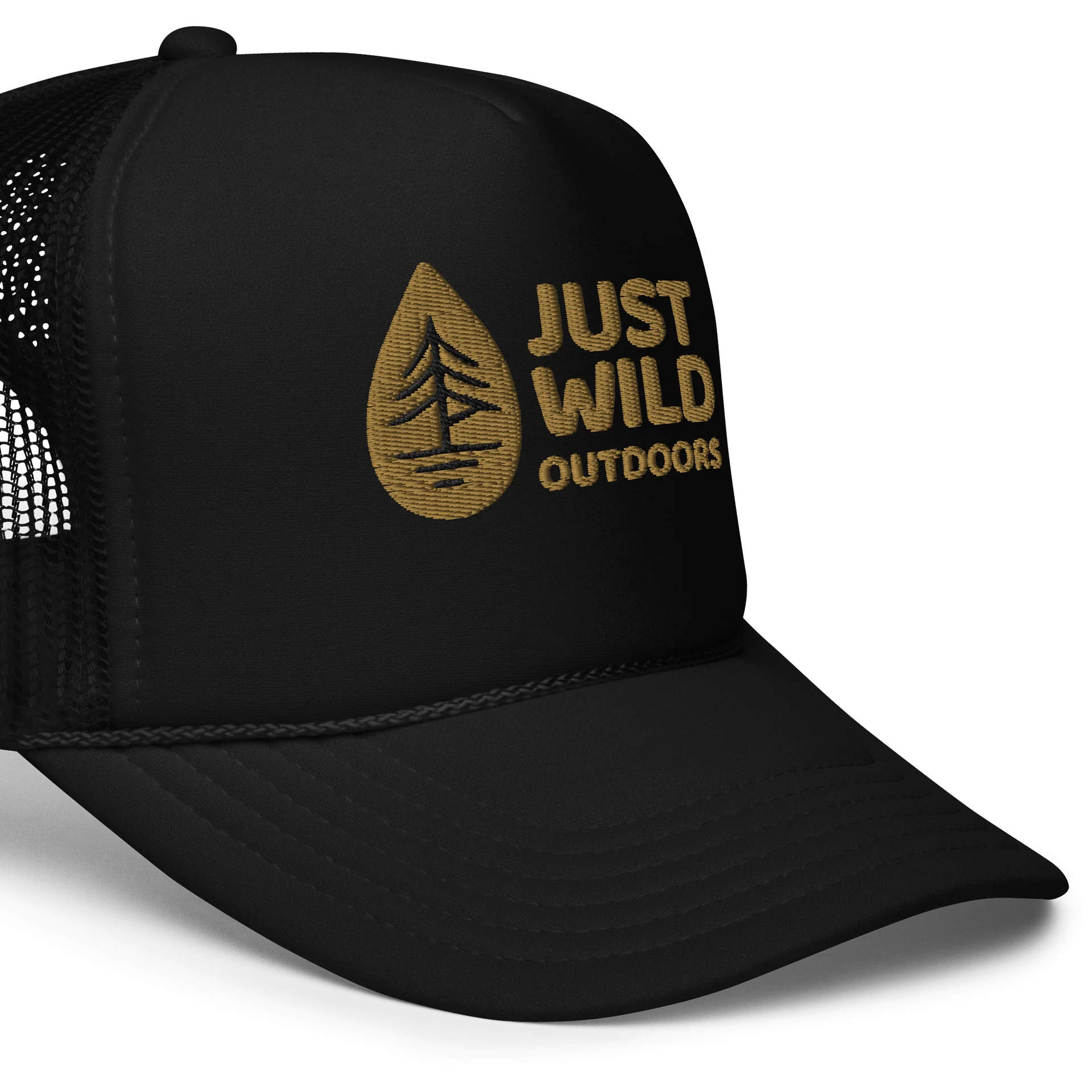 Just Wild Outdoors Old Gold Trucker Hat (In the middle) product image (5)