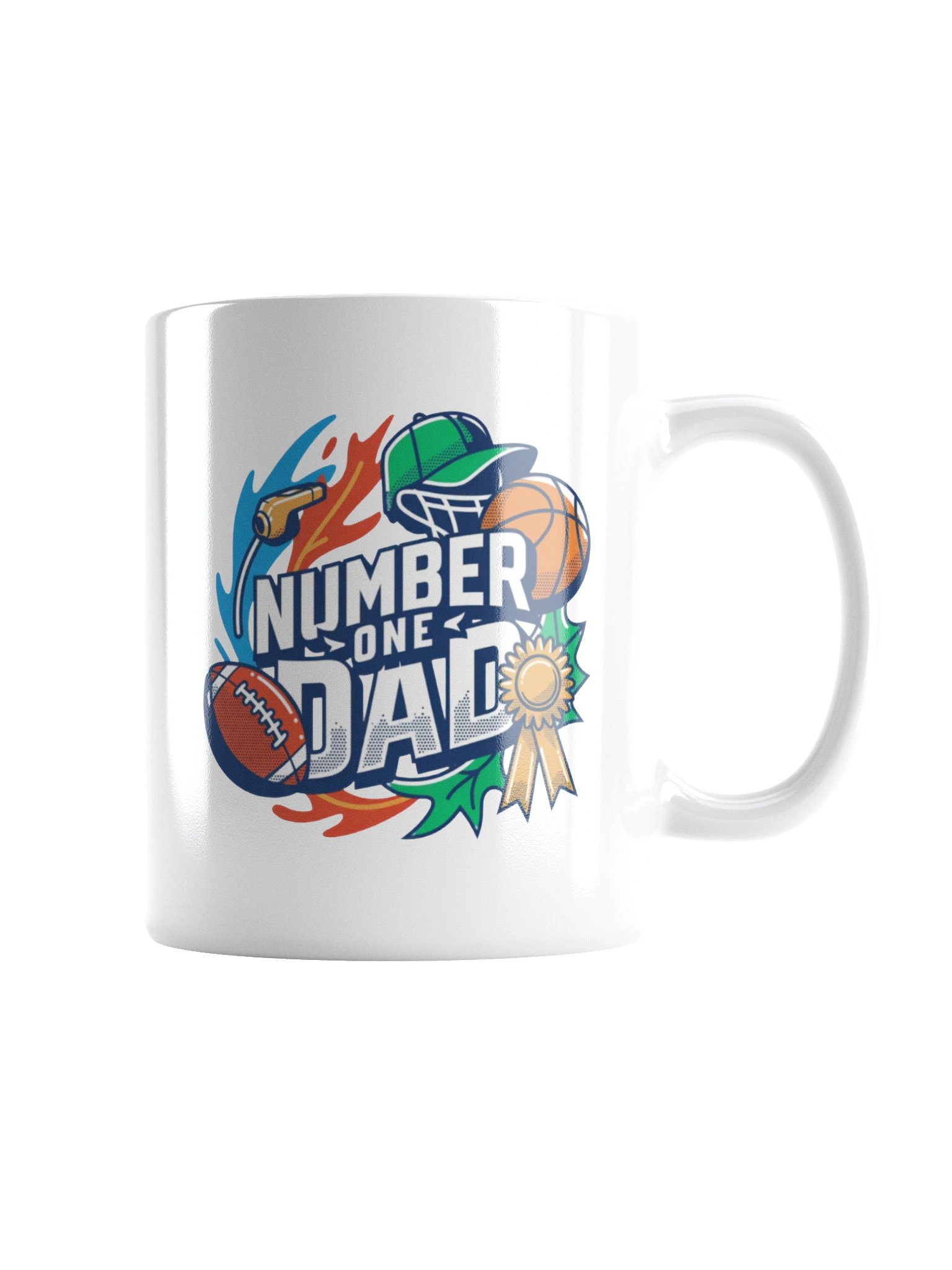 Number One Dad Father’s Day Coffee Mug product image (7)