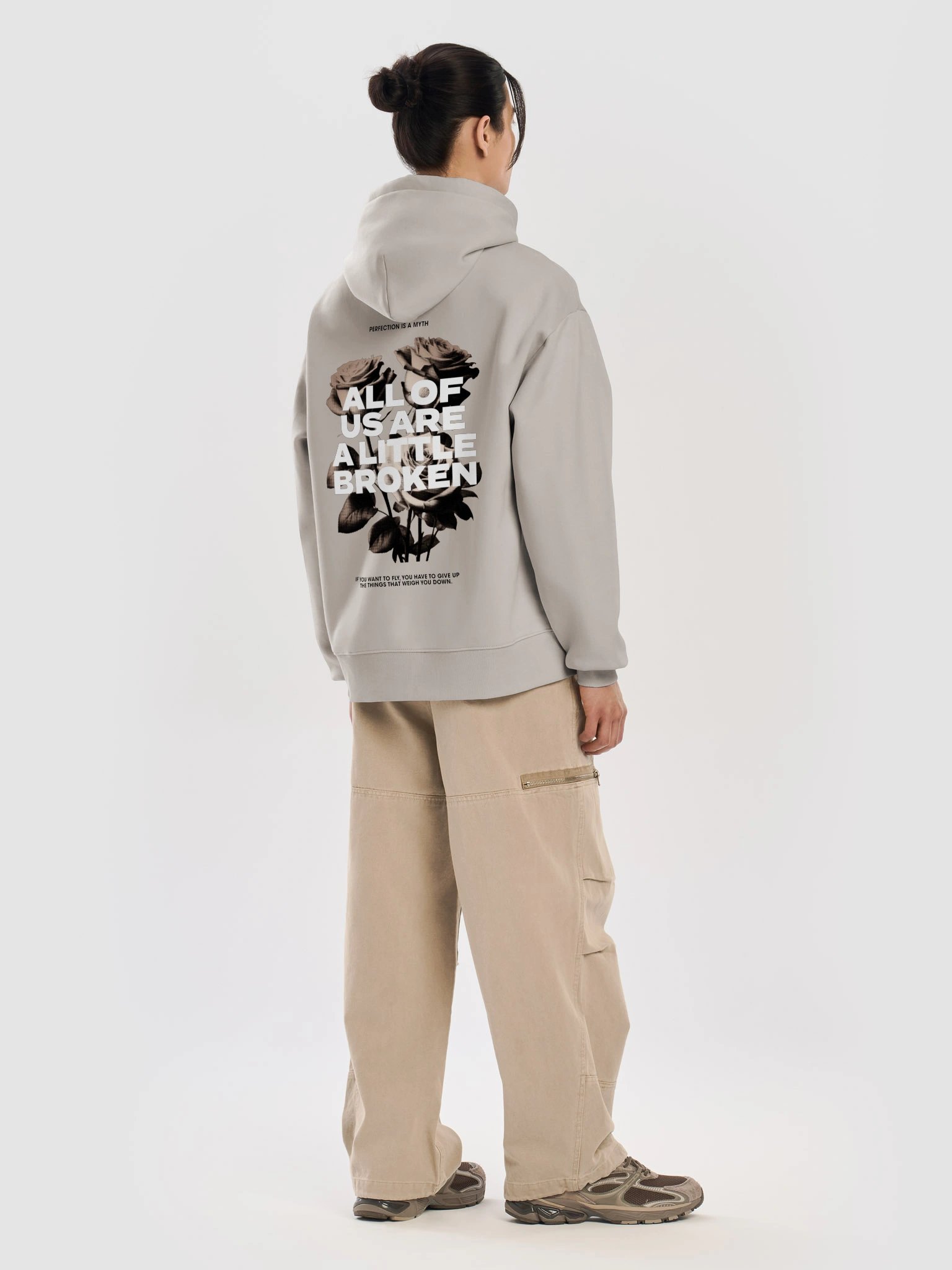 All Of Us Are A Little Broken Hoodie (Bone) product image (8)