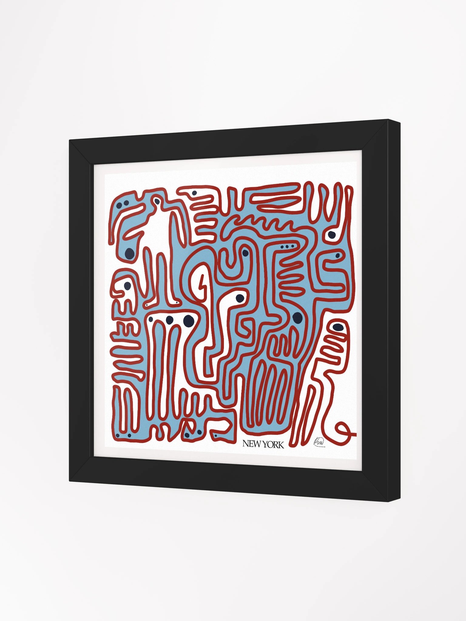 New York Maze (Framed Print) product image (3)