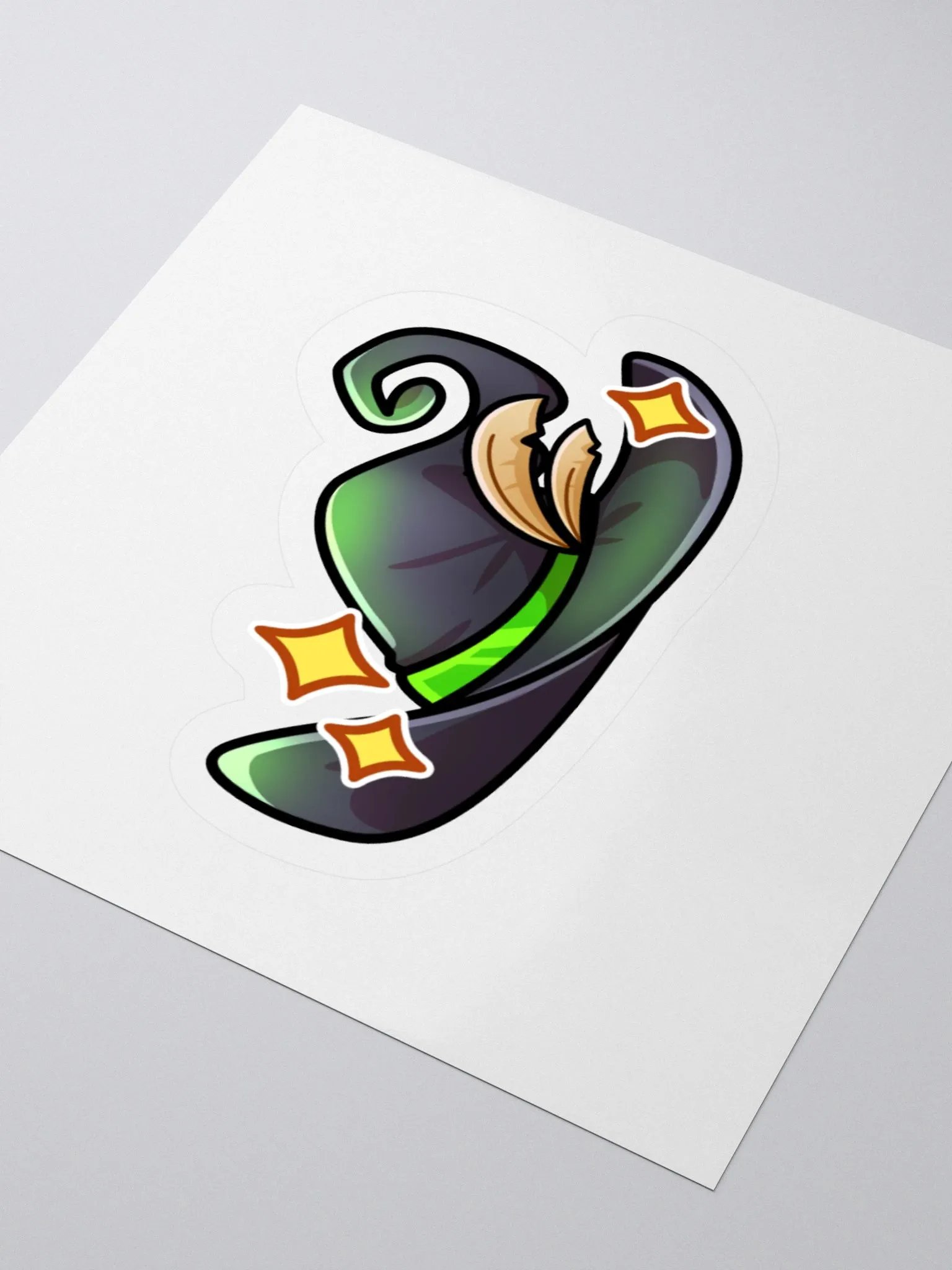 Enchanted Wizzie Hat Kiss Cut Stickers product image (3)