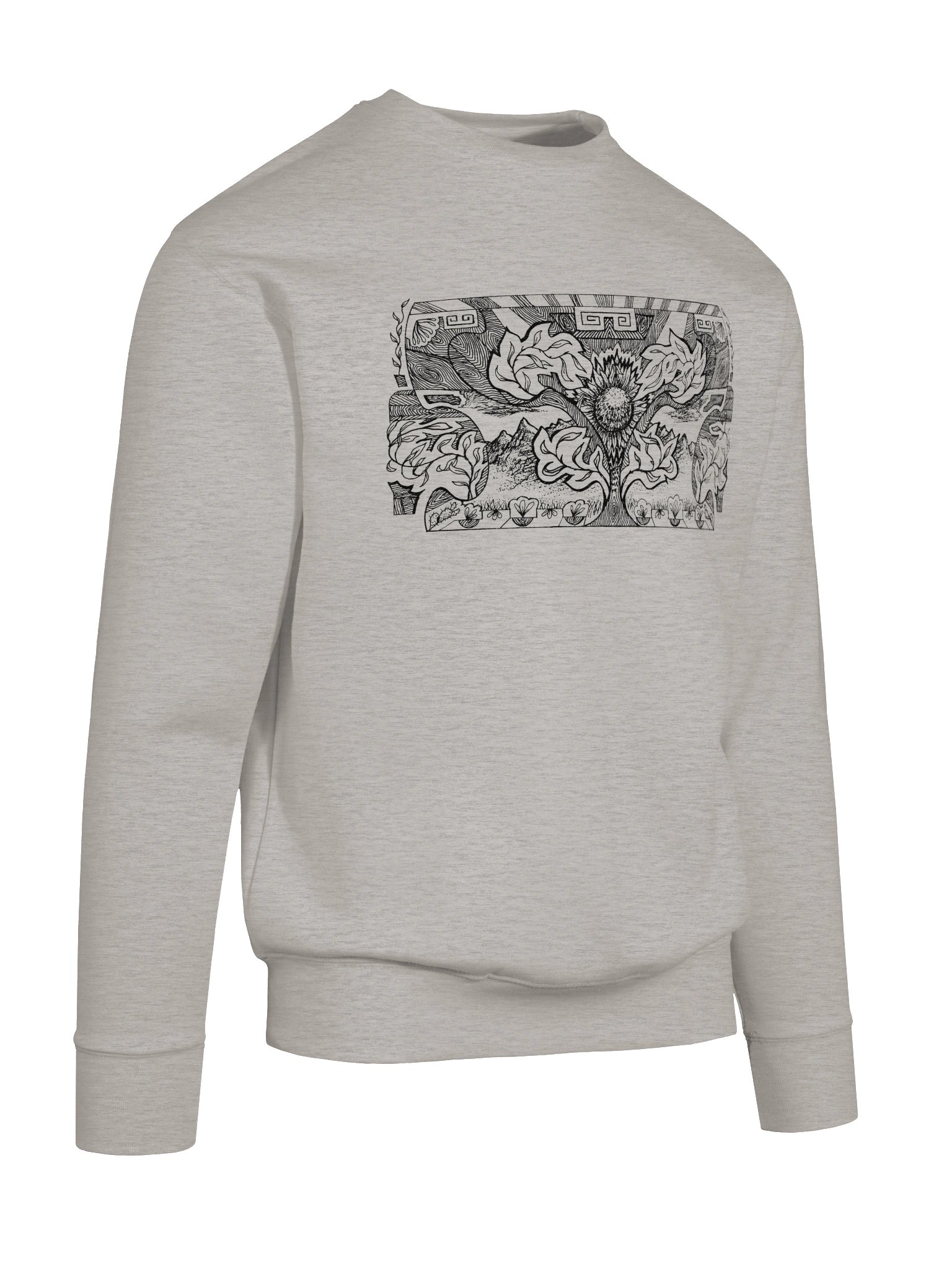 06JL3041 Sunflower Sunrise sweatshirt by Litchfield Studio product image (10)
