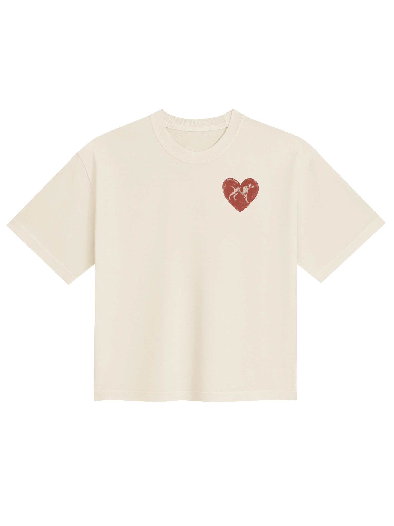 Girls with GSPs | Heart Tee Boxy product image (1)