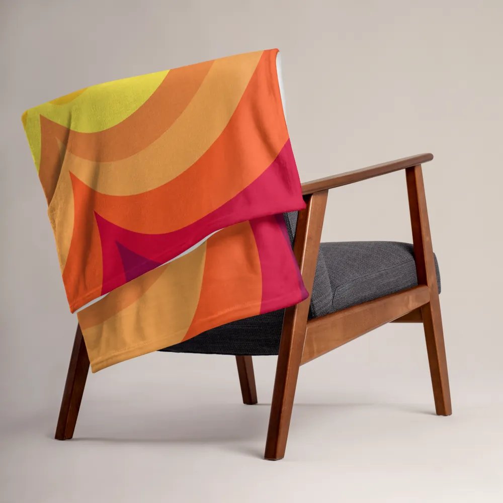 Throw Blanket 🧡 I will focus my energy on what's good for me (127 × 153 cm) product image (3)