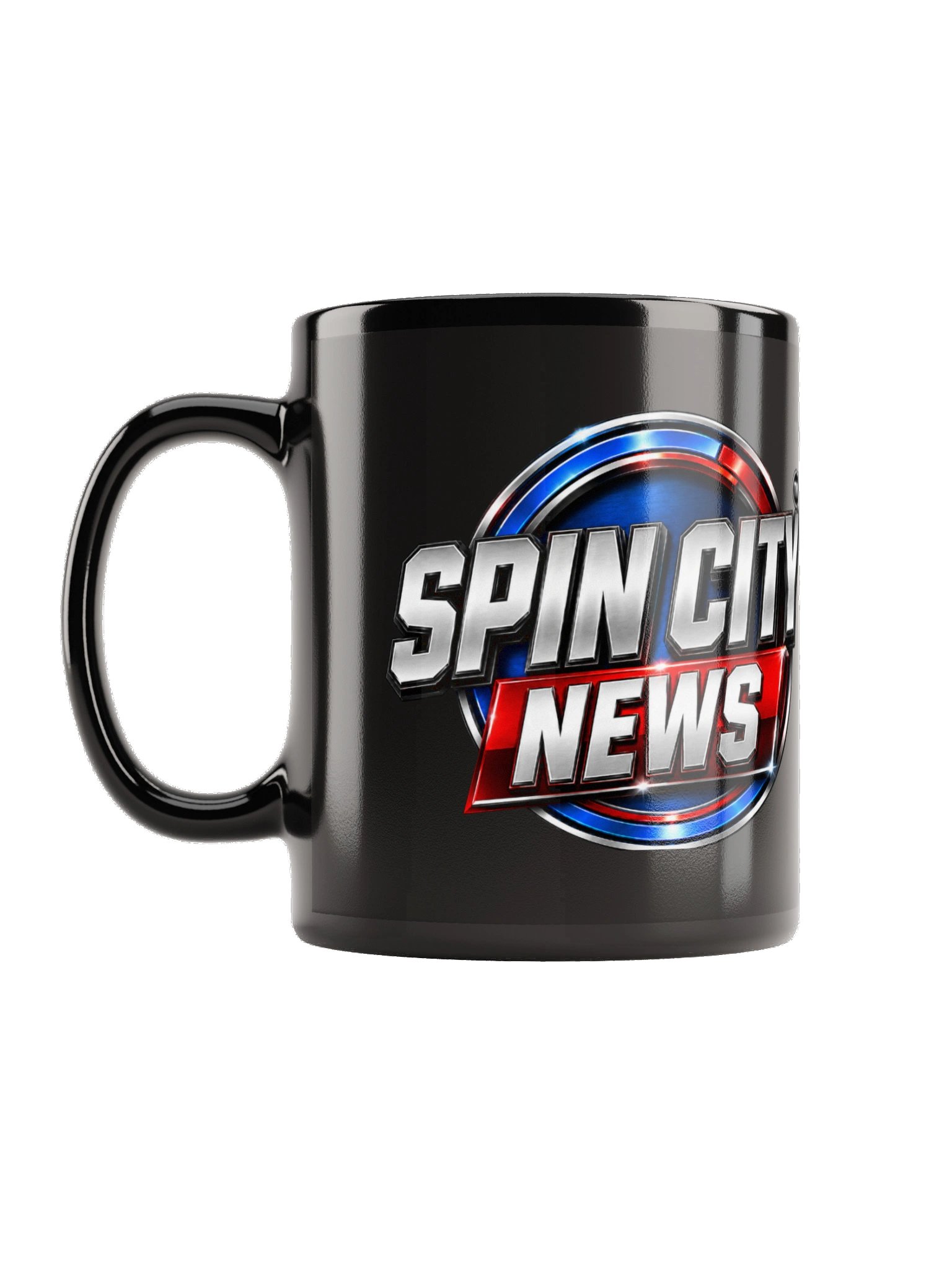 Spin City News Glossy Mug product image (2)