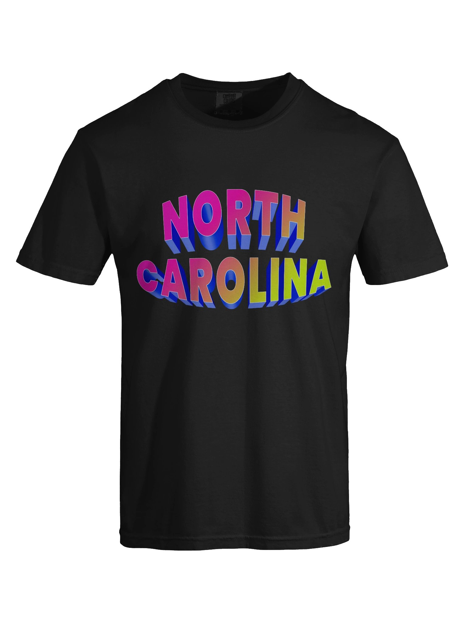 NORTH CAROLINA 3D Gradient Tee product image (7)
