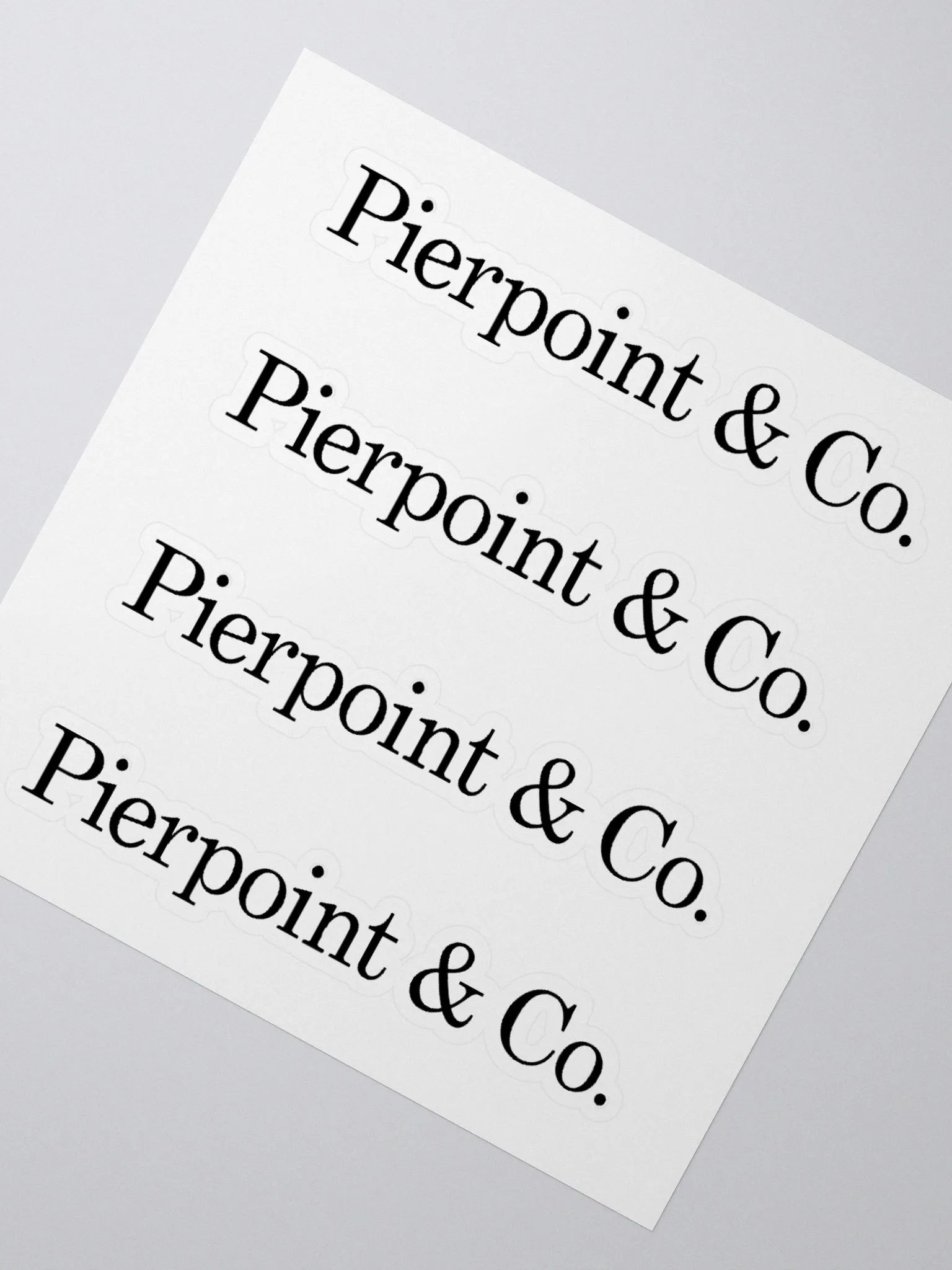 Pierpoint & Co. Stickers product image (2)