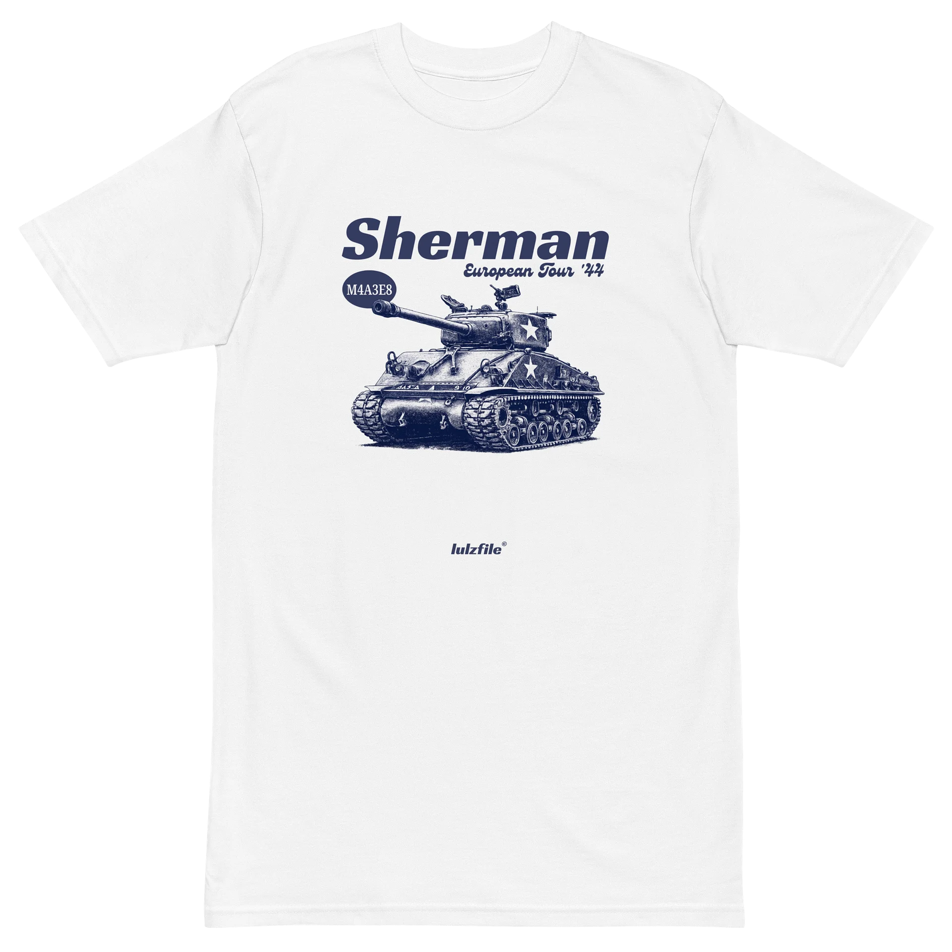 SHERMAN: The '44 European Tour – Heavyweight Garment-Dye Tee product image (2)