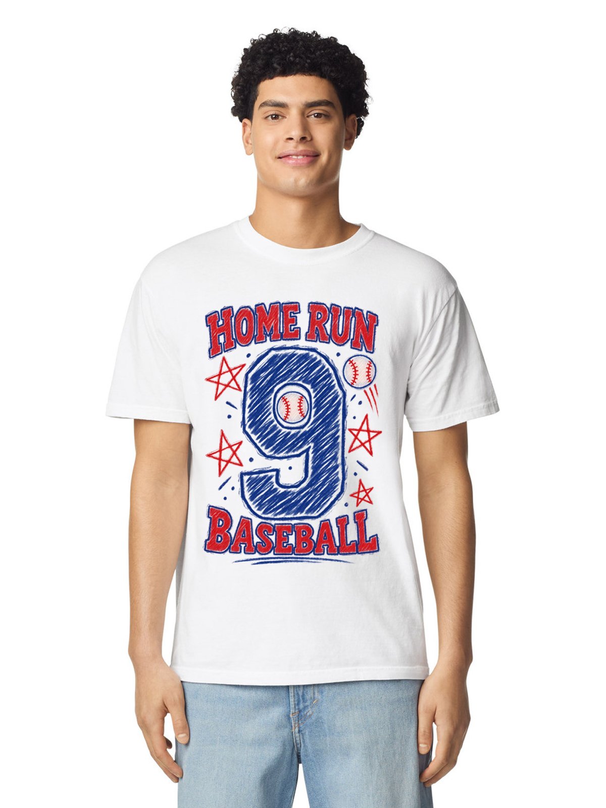 Home Run Baseball Comfort Colors Unisex T-Shirt product image (1)