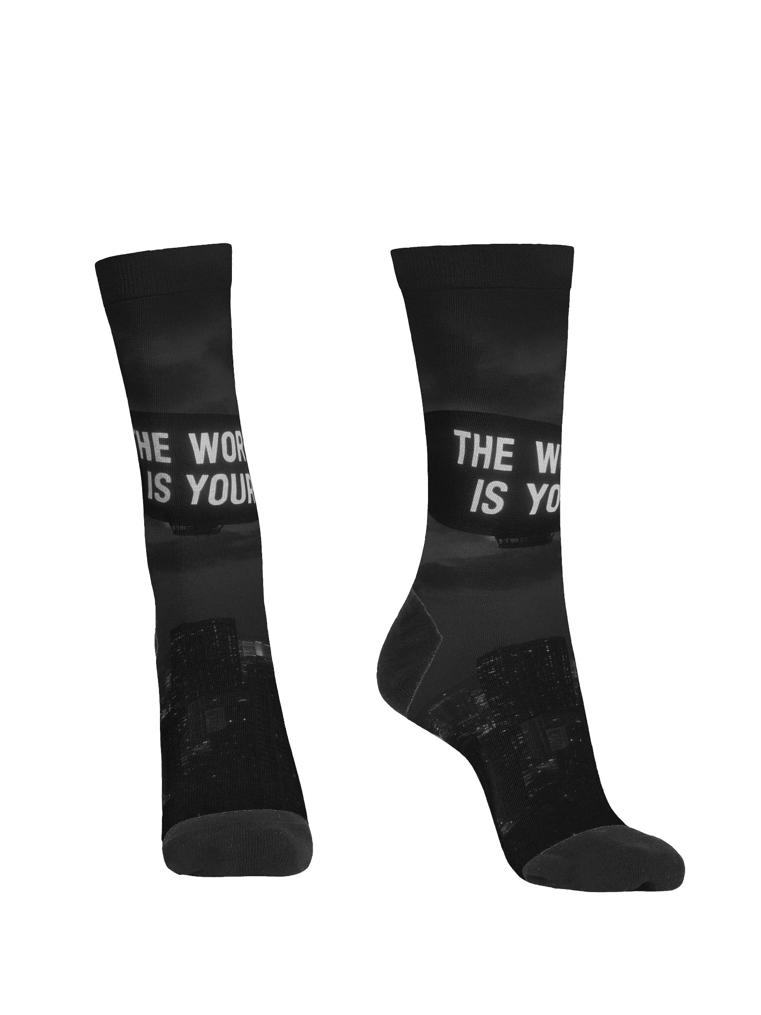 Skyline Dreams Sustainable Crew Socks product image (2)