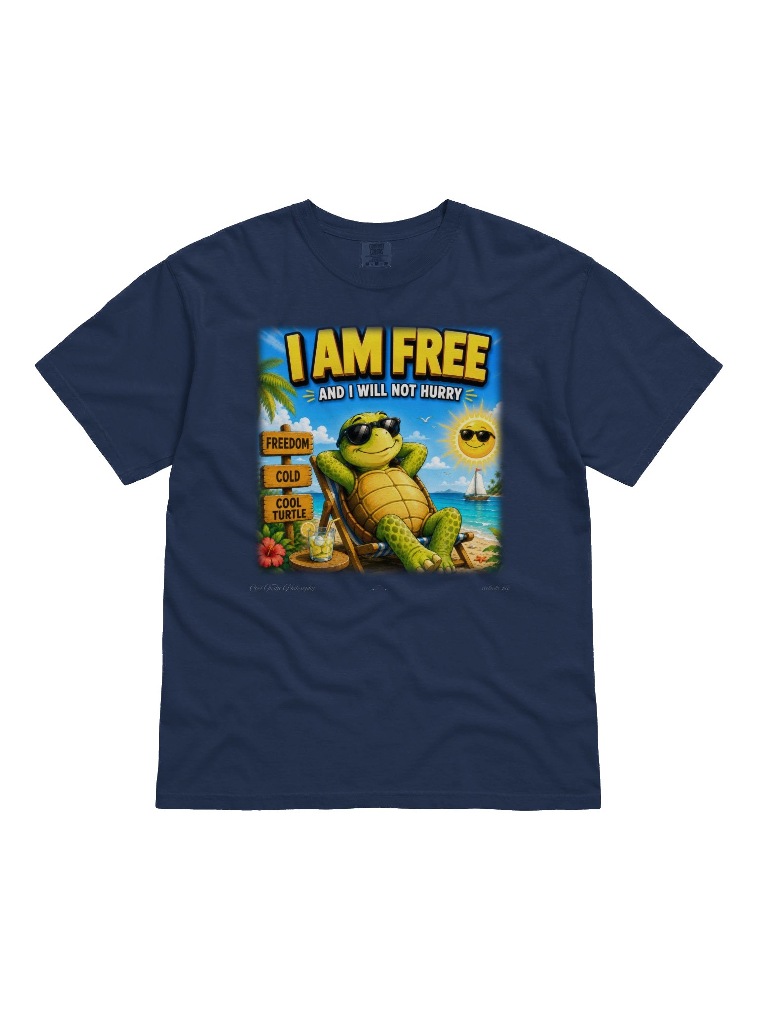 I AM FREE — Comfort Colors 1717 Heavyweight T-Shirt product image (6)