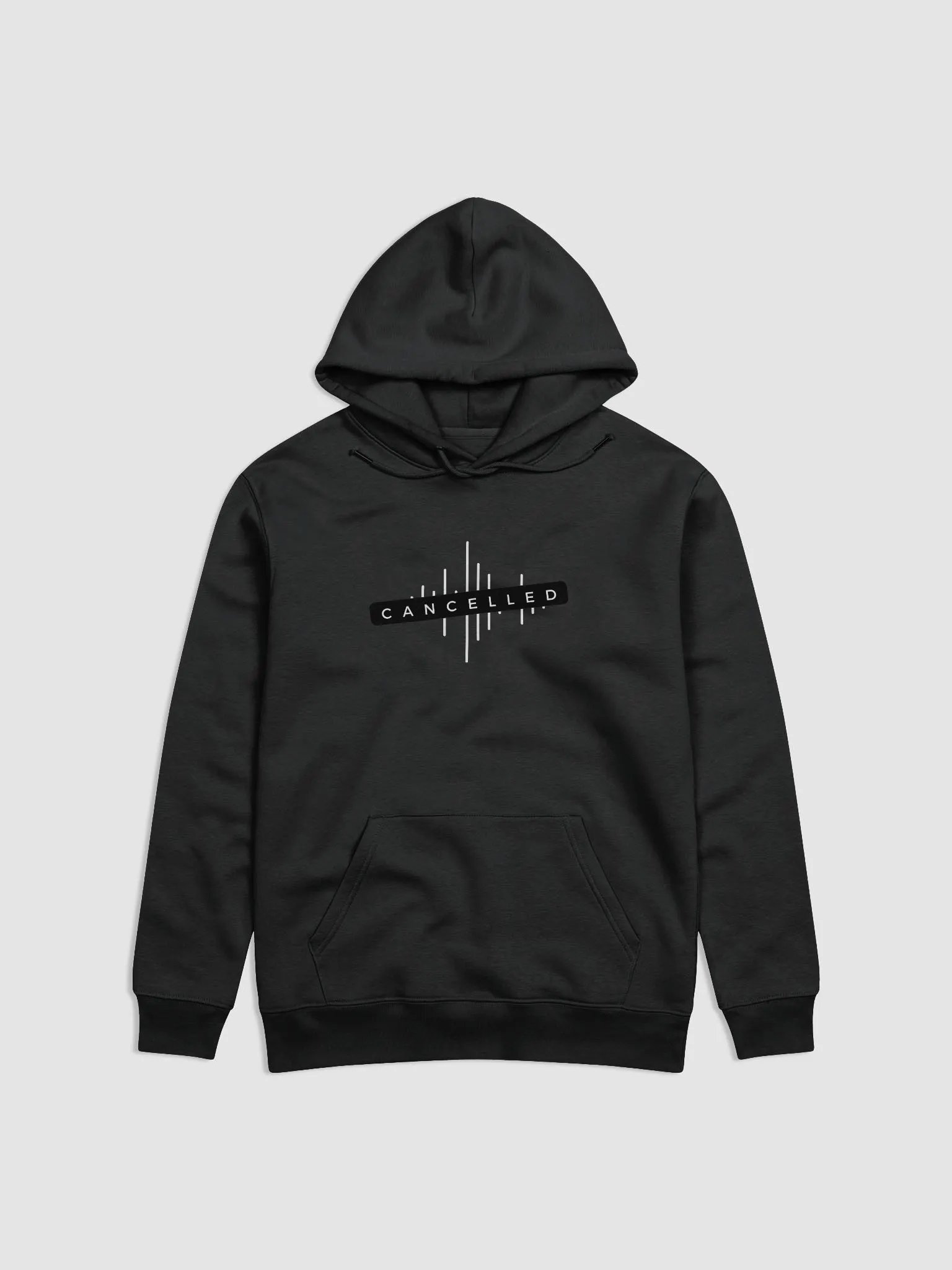 Noise Cancelled with two Ls - Eco Hoodie (black) product image (2)