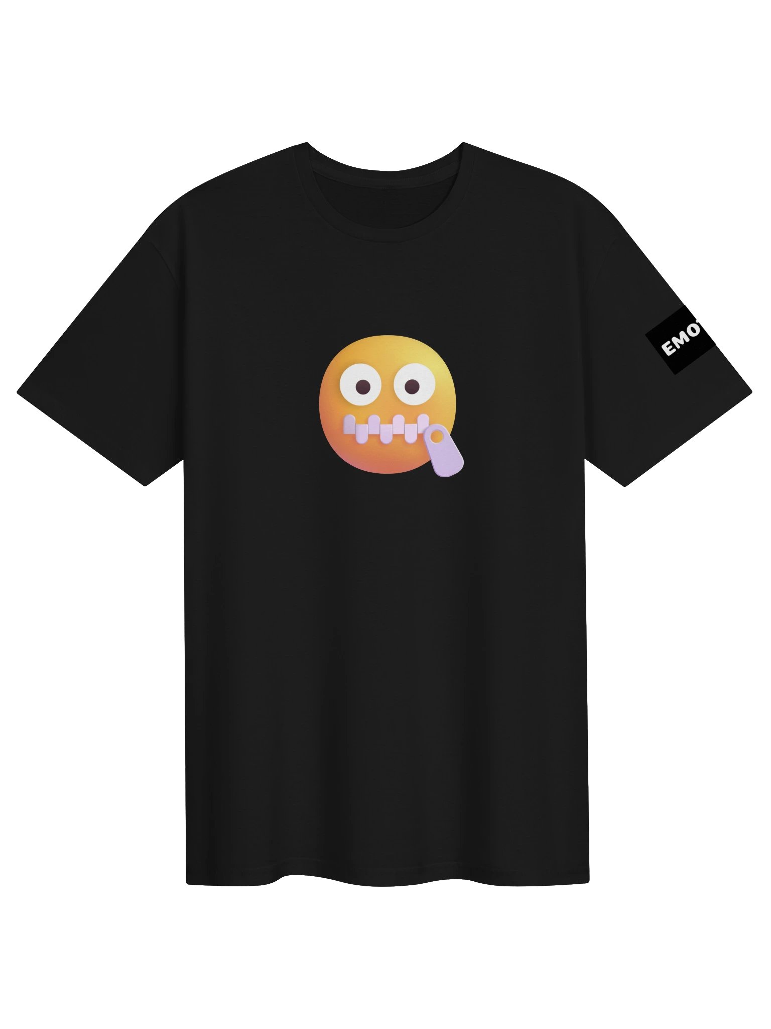 Zipper-mouth Face T-Shirt product image (1)