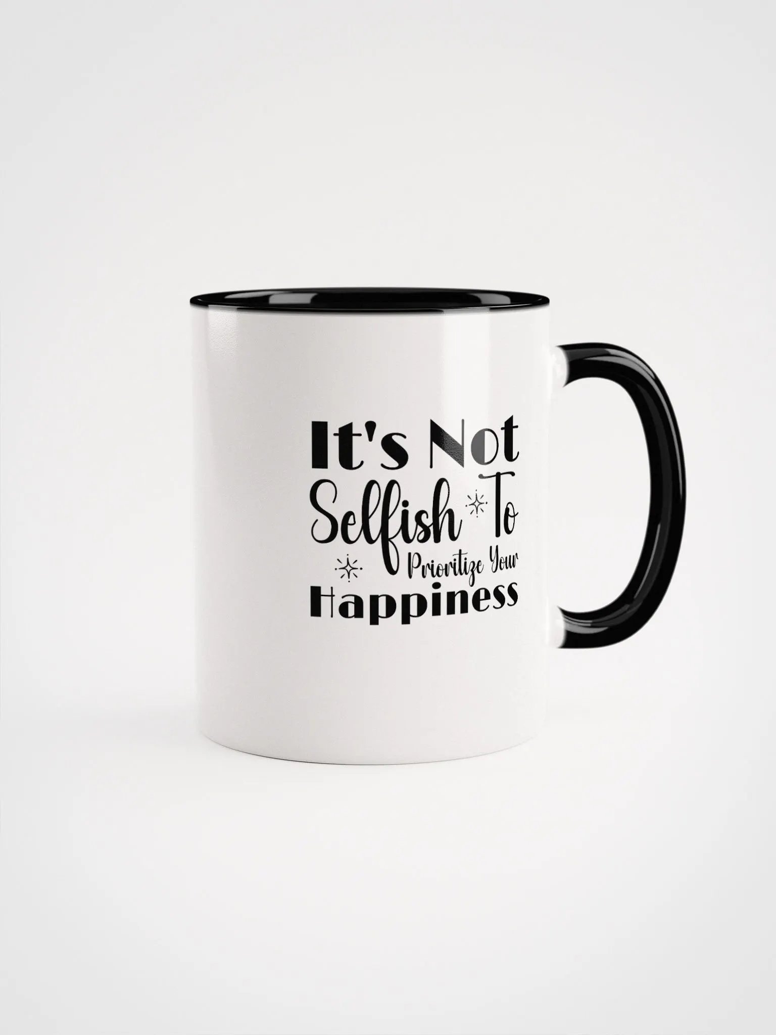 Prioritize Your Happiness Self-Care Ceramic Mug product image (2)