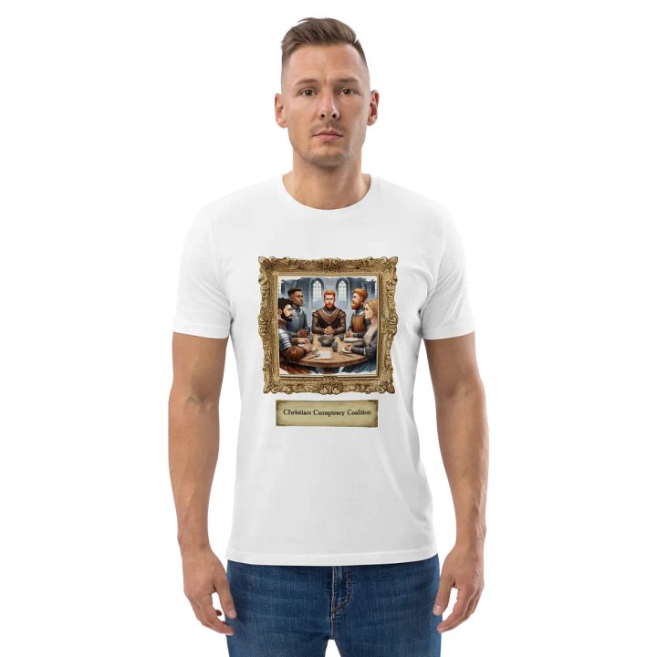 Christian Conspiracy Coalition (Logo) - Organic Cotton Short Sleeve T-Shirt product image (2)