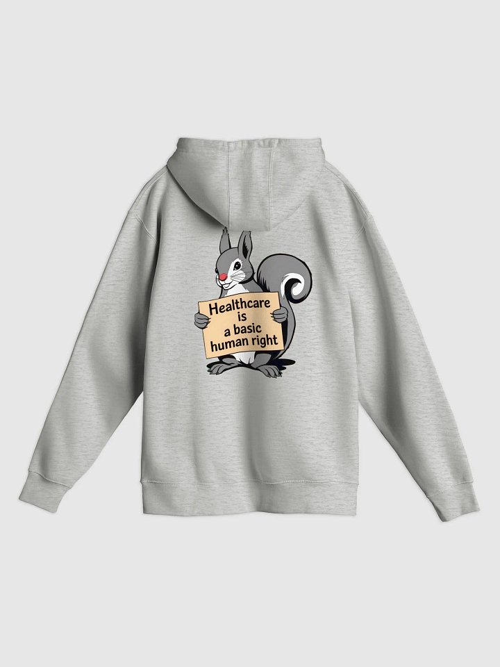 Premium, super soft Hoodie: Healthcare is a basic human right, Pooky with Sign product image (2)