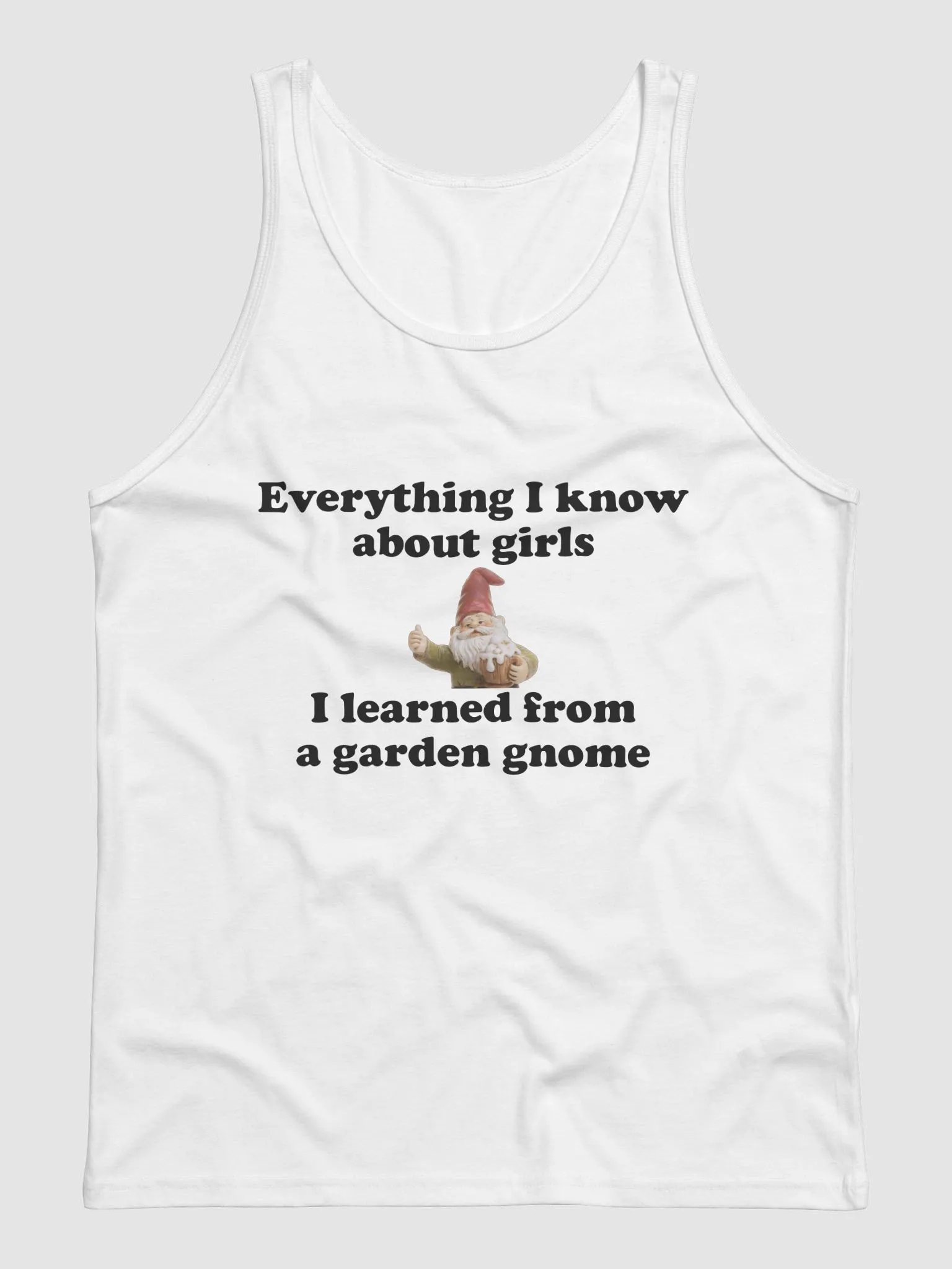 Everything I know about girls jersey tank top product image (2)
