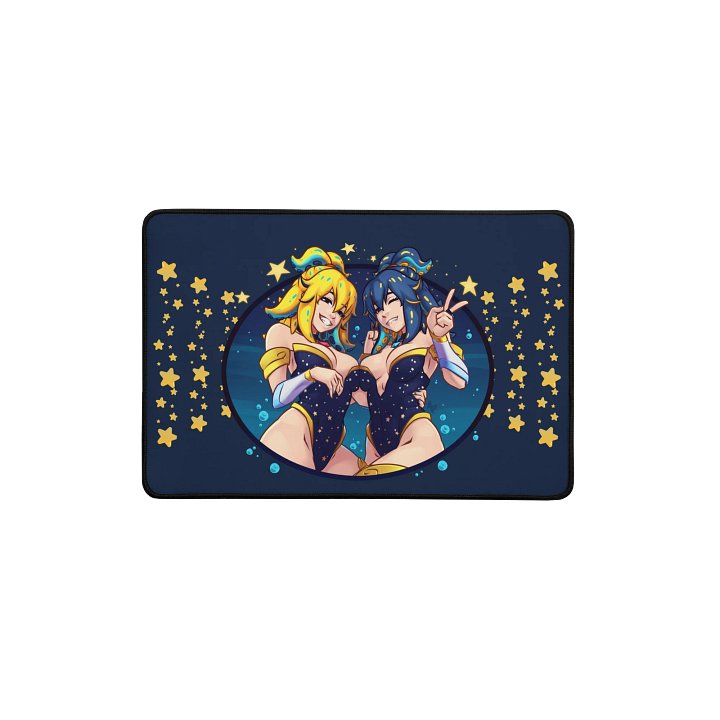 "Double Trouble" Desk Mat product image (1)