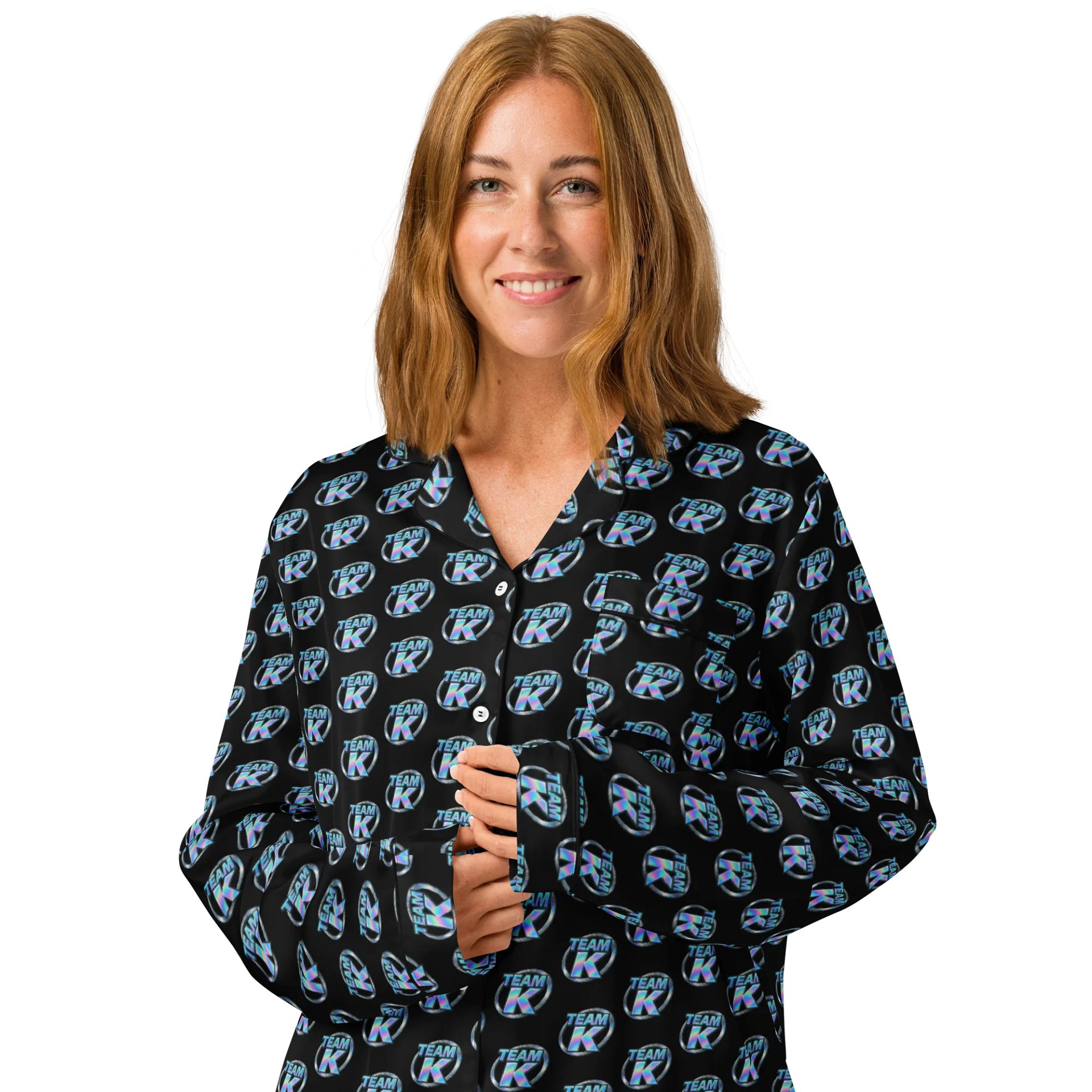 Team K 2000's Women's Long Sleeve Pajama Top product image (3)