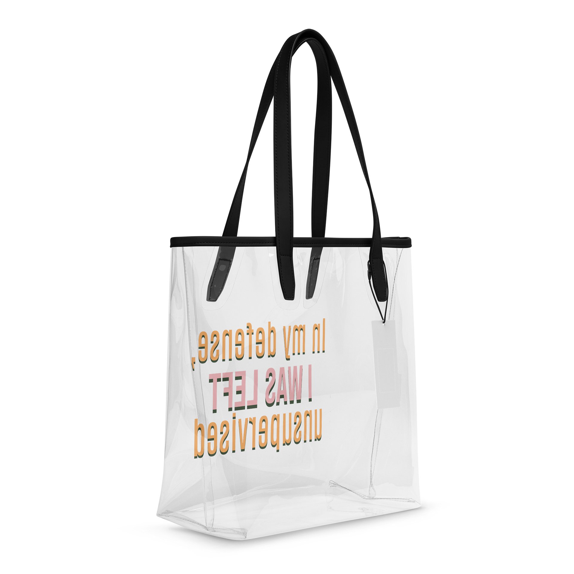 "Unsupervised" Clear Tote Bag product image (7)