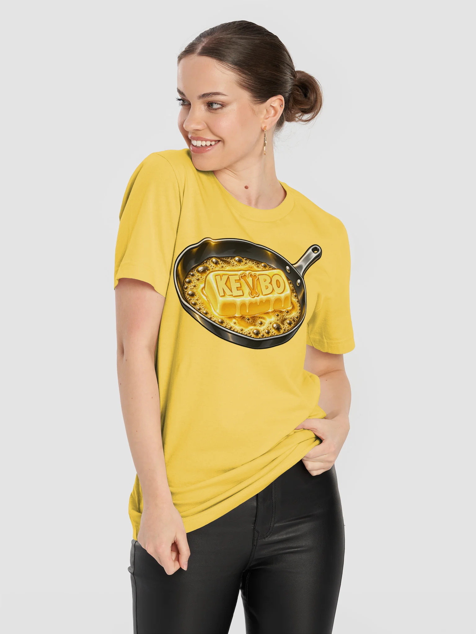 KEVBO X BUTTER "Sizzling Butter" ADULT Yellow T-Shirt product image (11)
