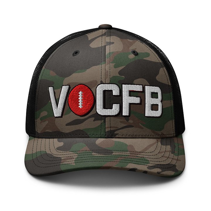 VOCFB Camo Trucker Hat product image (1)