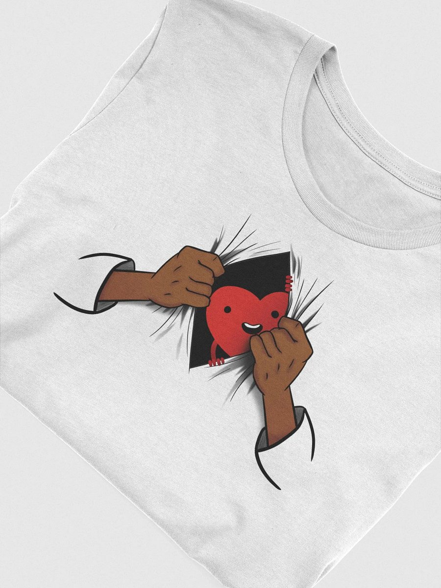 Hello Heart - White Shirt + Black Skin Tone product image (4)