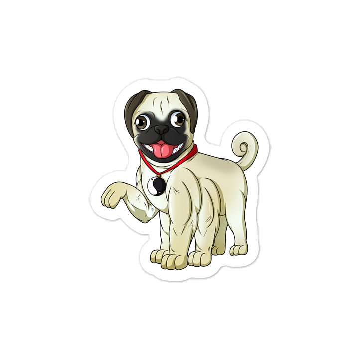 Goro The Pug Sticker product image (1)