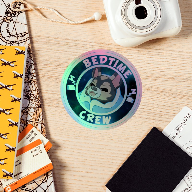 Holo Bedtime Crew Sticker product image (6)