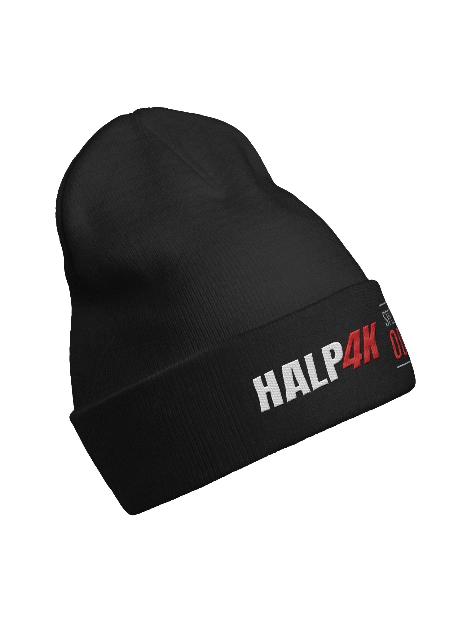 Gorro HALP4K Species Lab 006 – Bordado Negro product image (4)