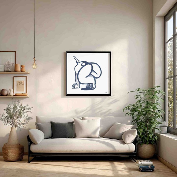 Yoga class (Framed Print) product image (2)