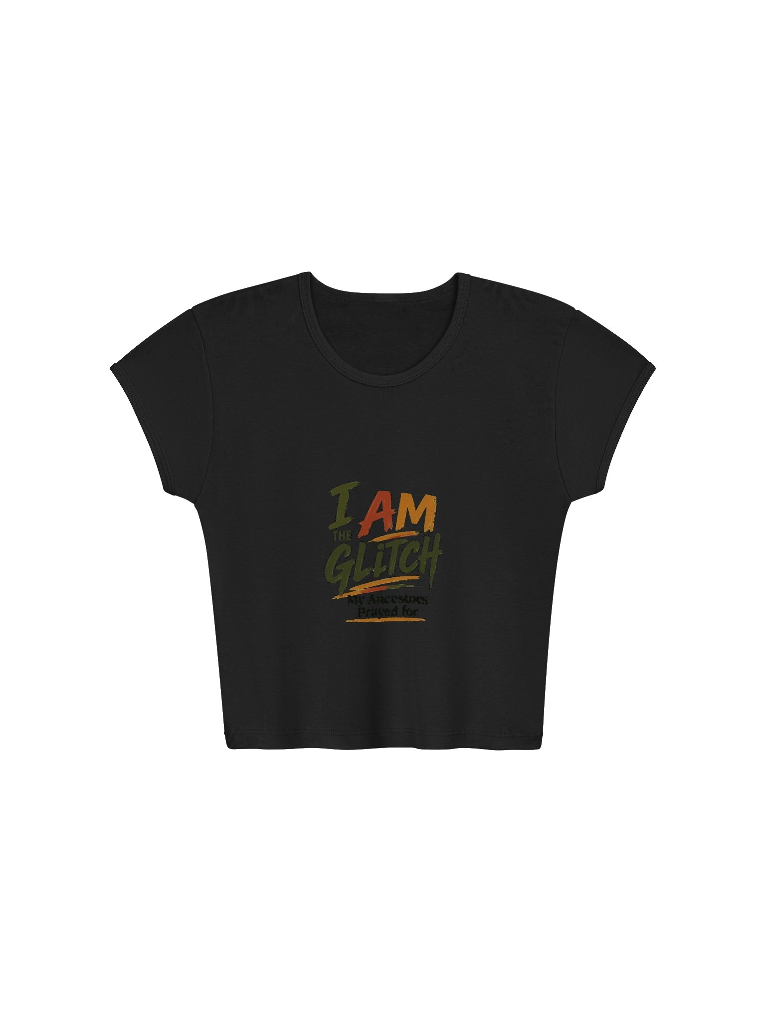I AM The Gitch - crop tee product image (1)