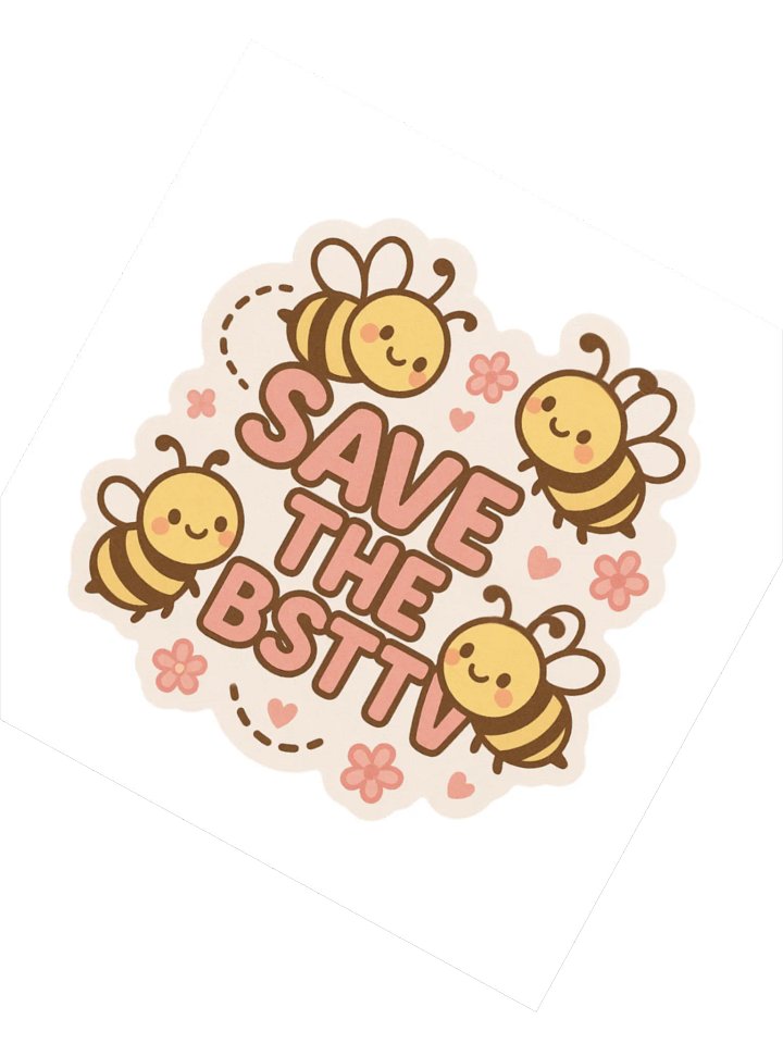 savethebsTTV Kiss-Cut Stickers product image (2)
