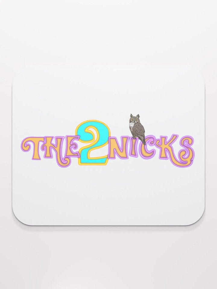 The2Nicks Classic Mouse Pad (White) product image (1)