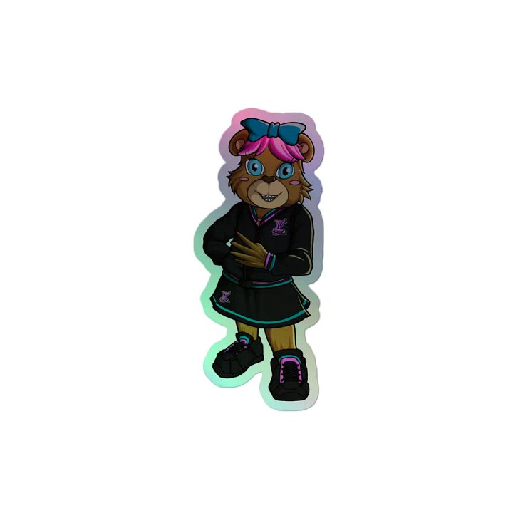 Standing Girl Holo Sticker product image (2)