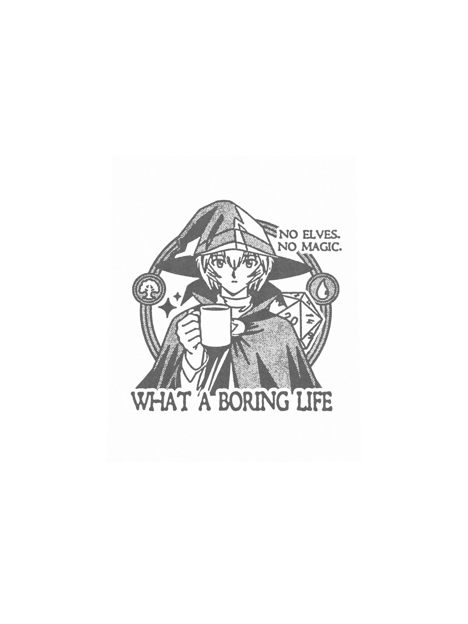 NO MAGIC ! Art Print. product image (4)