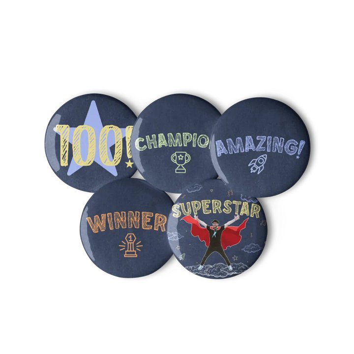 Superstar Pins for Kids | DJ Raphi product image (2)