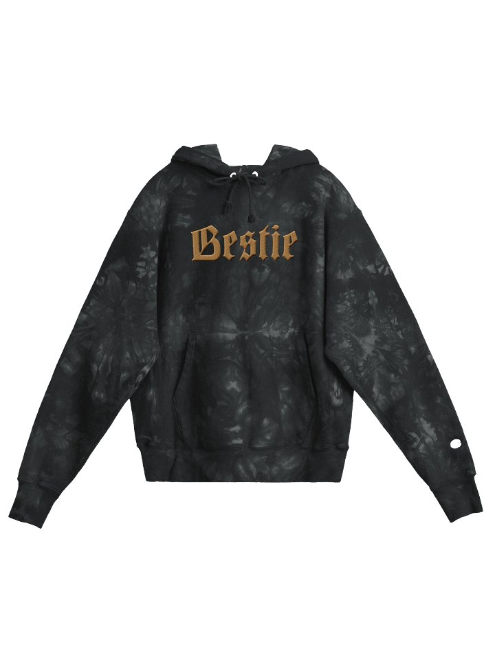 Bestie Gothic Script Champion Tie-Dye Hoodie (for Member's Only) product image (1)