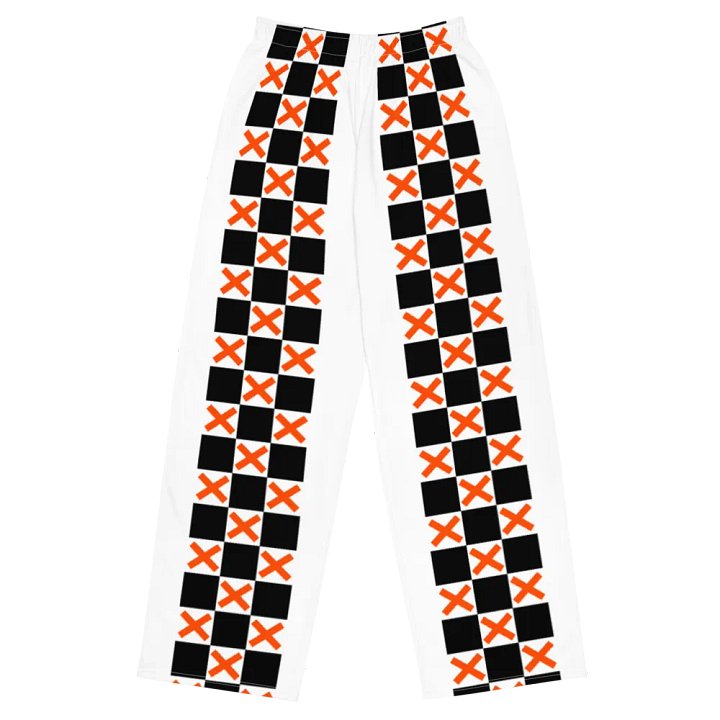Limited Edition Unisex Orange Checkered Pants 2XS - 6XL Sizes product image (2)