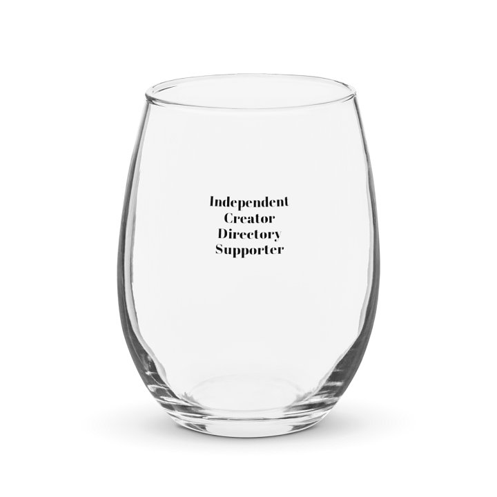 IndieCD Stemless Wine Glass product image (1)
