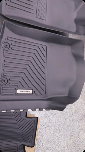 Put on some new floor mats for my moms Tacoma. First time the truck makes it in the channel with an easy upgrade. Use promo c...