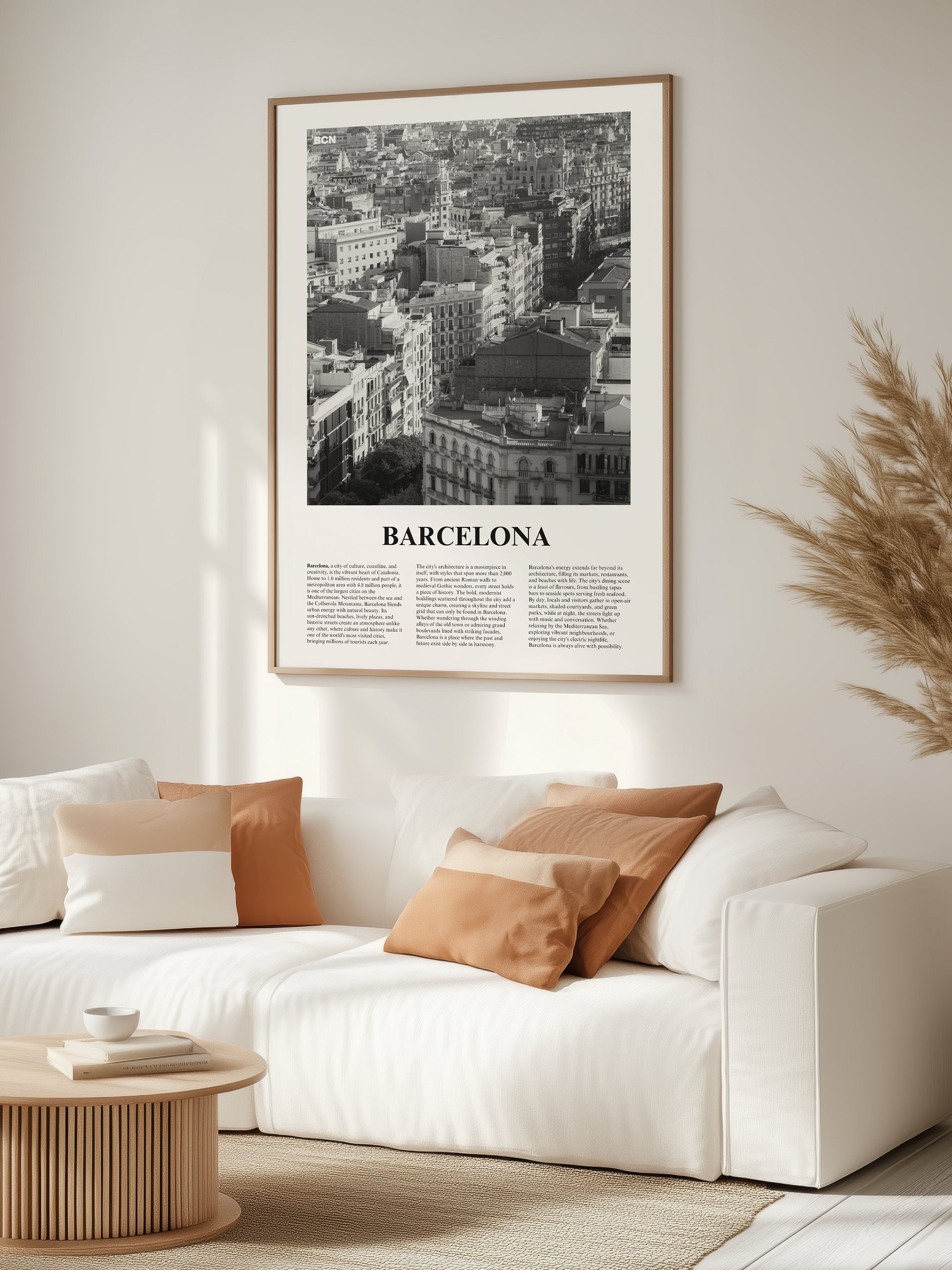 Barcelona 02 Newspaper Poster | Framed product image (3)