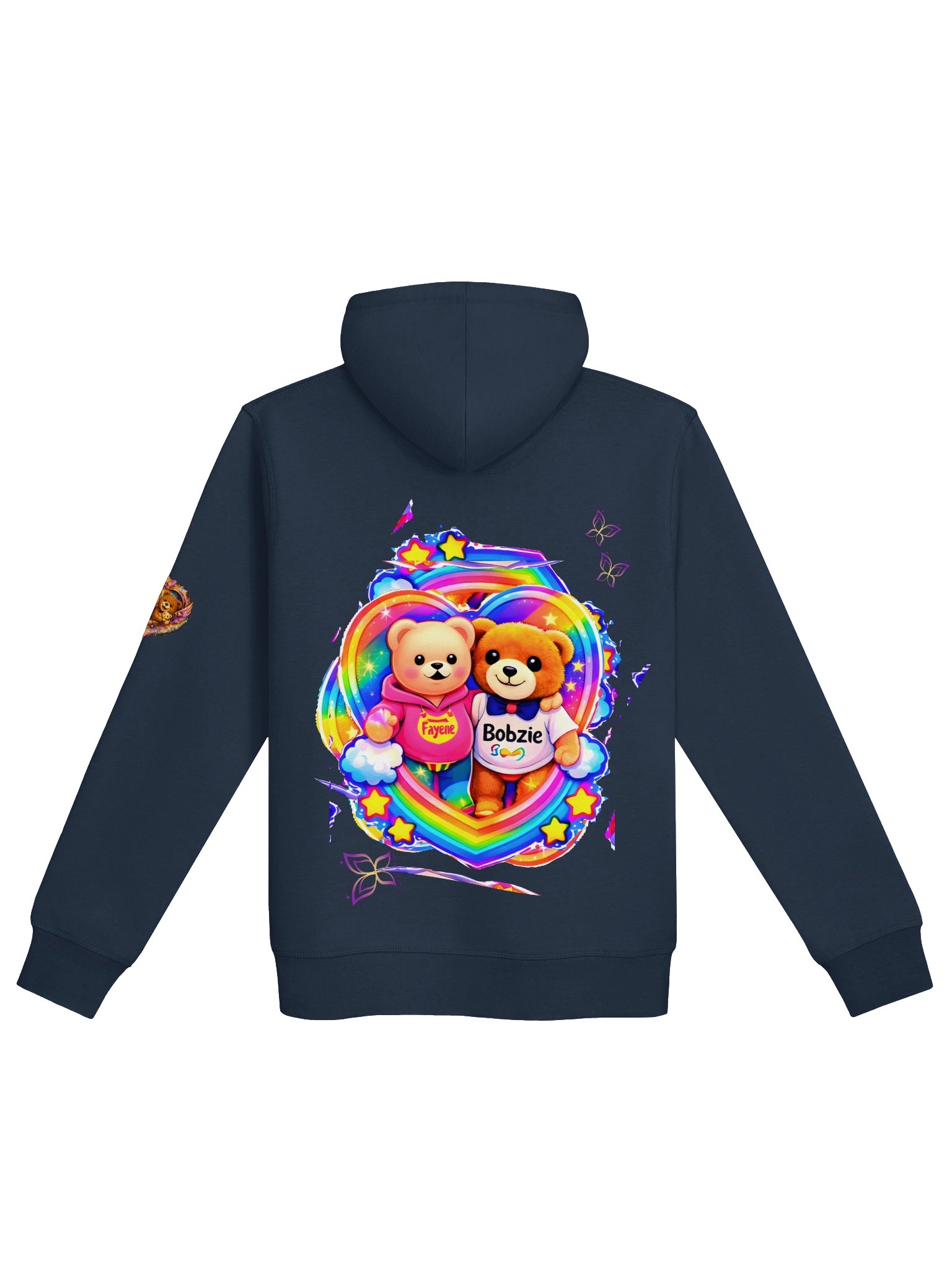Fayzie & Bobzie Cosmic Love Organic Hoodie By FayzieBobs product image (6)